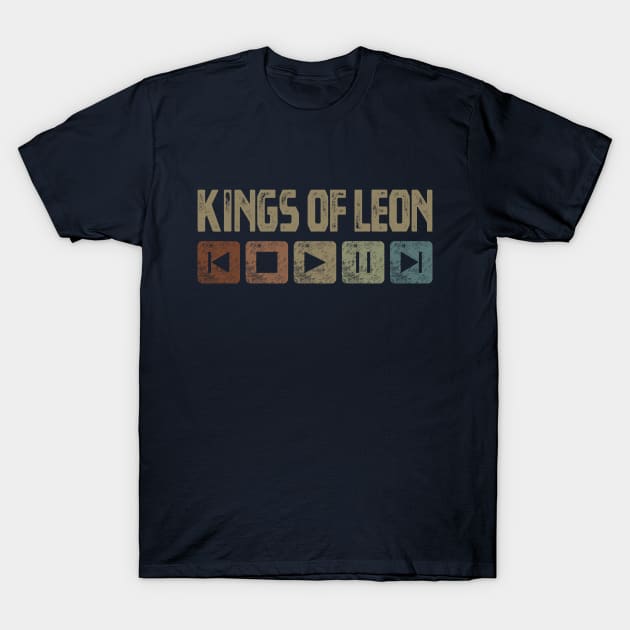 Kings of Leon Control Button T-Shirt by besomethingelse